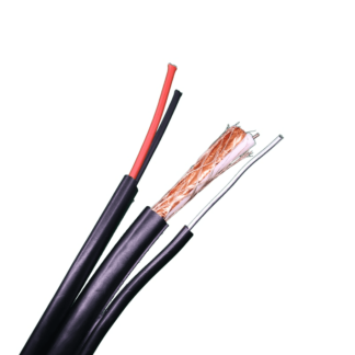 Lichidare stoc - Cablu RG 59 coaxial CCA cu Sufa de 1.2mm si Alimentare 2x1 mm, 305m