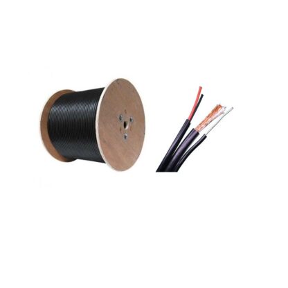 Cablu RG 59 coaxial CCA cu Sufa de 1.2mm si Alimentare 2x1 mm, 305m [1]