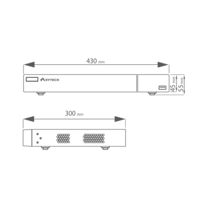 DVR Pentabrid 16 canale 1080P - ASYTECH seria VT [1]