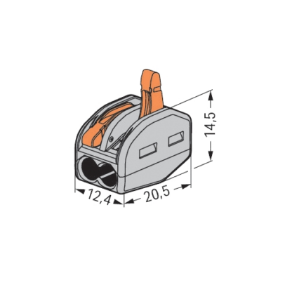 Conector derivatie 2 fire (10 buc.) [1]