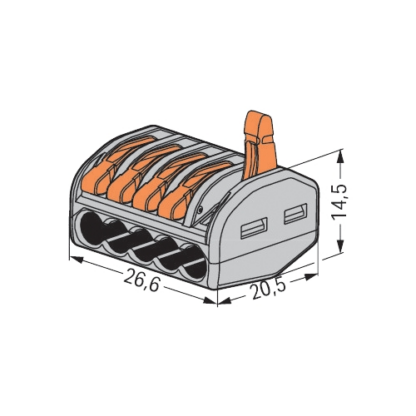 Conector derivatie 5 fire (10 buc.) [1]