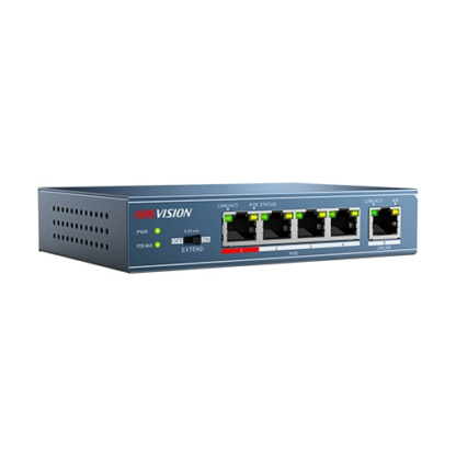 Switch 4 porturi PoE, 1 port uplink- HIKVISION [1]