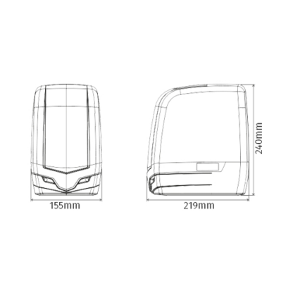 Kit automatizare poarta batanta 2x2.5m -MOTORLINE [1]