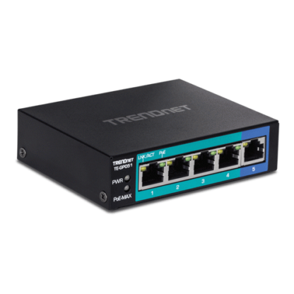 Switch 5 porturi Gigabit PoE+ 35W - TRENDnet TE-GP051 [1]