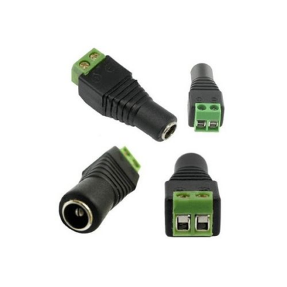 Conector de alimentare mama, 12V, cu surub SDC-CAM [1]