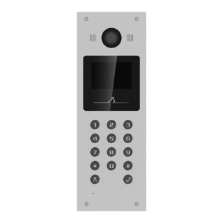 Panou exterior videointerfon TCP/IP pentru blocuri si spatii birouri, control acces card, afisaj LCD- HIKVISION DS-KD3003-E6