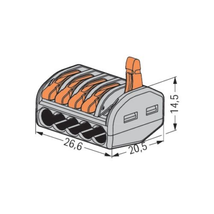 Conector derivatie 5 fire (10 buc.) [1]