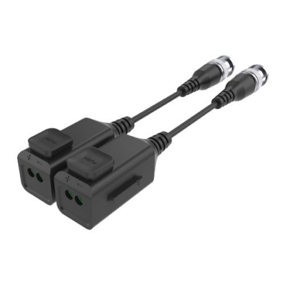 Video balun pasiv HD 4K, cu sistem organizare si buton pentru sertizare rapida tip PUSH  (set 2 buc.) [1]