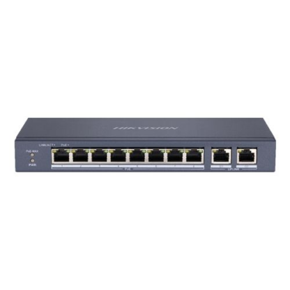 SWITCHSwitch 8 porturi PoE'2 porturi uplink RJ45 Gigabit - HIKVISION DS-3E0310P-E-M [1]