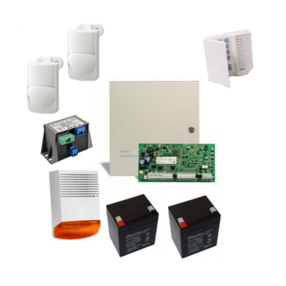 Kit alarma la efractie DSC cu sirena exterioara KIT1616EXT-BS1-OPT [1]