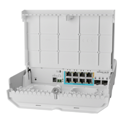 Cloud Smart Switch outdoor, 8 x Gigabit (7 PoE in), 2 x SFP+ 10Gbps - Mikrotik CSS610-1Gi-7R-2S+OUT [1]