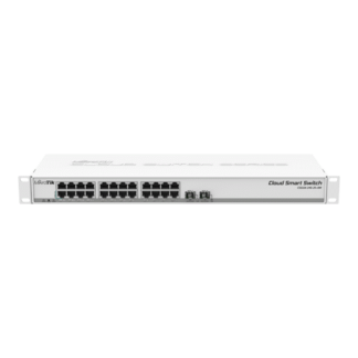 Cloud Smart Switch, 24 x Gigabit, 2 x SFP+ 10Gbps - Mikrotik CSS326-24G-2S+RM