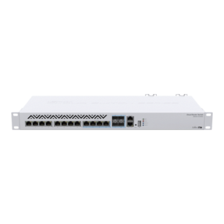 Cloud Router Switch, 8 x 10G Ethernet, 4 x 10G combo RJ45/SFP+,  - Mikrotik CRS312-4C+8XG-RM