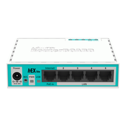 Router hEX Lite, 5 x Fast Ethernet, RouterOS L4 - Mikrotik RB750r2 [1]