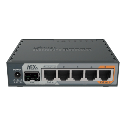 Router hEX S, 5 x Gigabit, 1 xSFP, RouterOS L4 - Mikrotik RB760iGS [1]