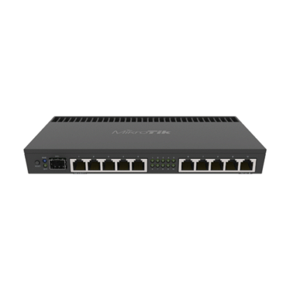 Router 10 x Gigabit, 1 x SFP+ 10Gbps, 1 x PoE, RouterOS L5, 1U - Mikrotik RB4011iGS+RM [1]