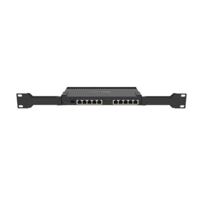 Router 10 x Gigabit, 1 x SFP+ 10Gbps, 1 x PoE, RouterOS L5, 1U - Mikrotik RB4011iGS+RM [1]