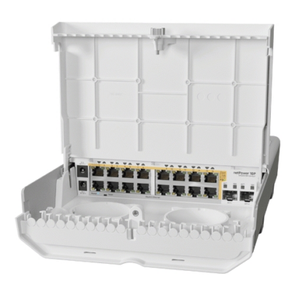 Cloud Router Switch outdoor 16 x Gigabit PoE-Out, 2 x SFP+ - Mikrotik CRS318-16P-2S+OUT [1]