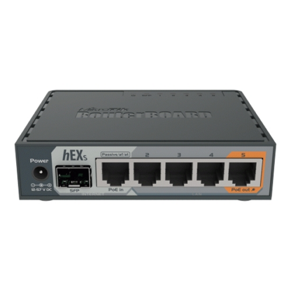 Router hEX S, 5 x Gigabit, 1 xSFP, RouterOS L4 - Mikrotik RB760iGS [1]