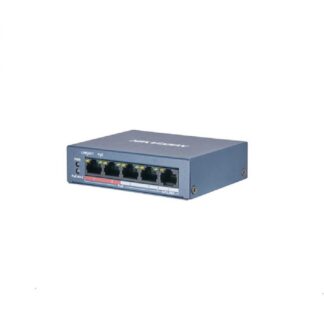 Switch POE 4 porturi Hikvision DS-3E0105P-E/M(B) fara management