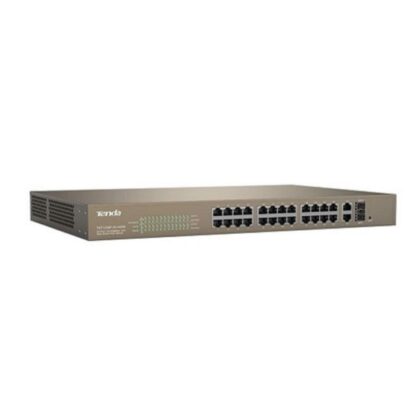 TENDA 24-PORT+2GB WEB SMART POE SWITCH [1]