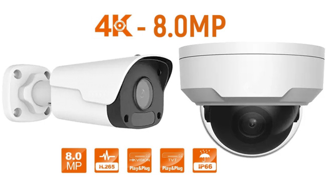 Camerele 8MP CCTV