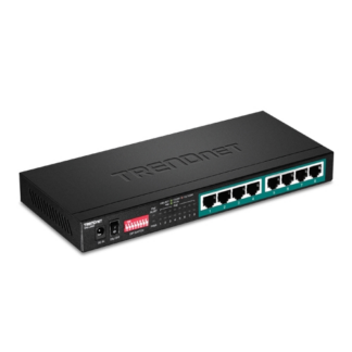 Switch 8 porturi Gigabit Long Range 200m PoE+ - TRENDnet TPE-LG80