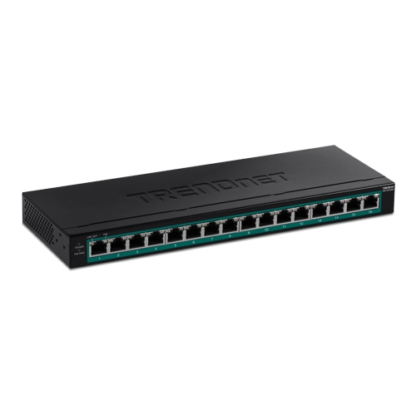 Switch 16 porturi Gigabit PoE/PoE+ 123W - TRENDnet TPE-TG160H [1]