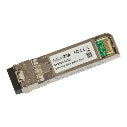 Modul SFP+ 10G MM 300m 850nm Dual LC-connector - Mikrotik S+85DLC03D [1]