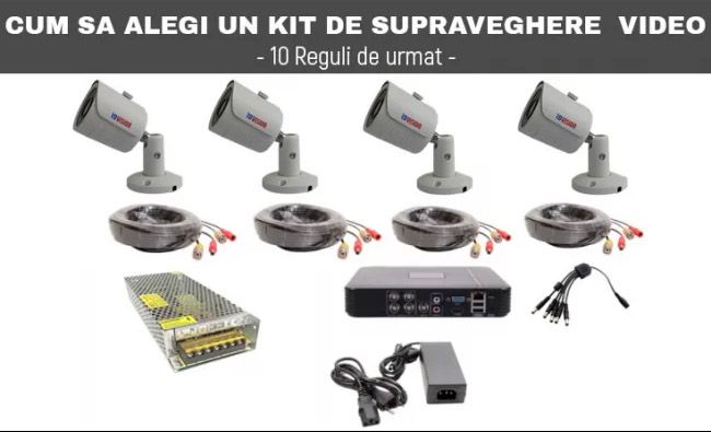 Cum sa alegi un kit de supraveghere video