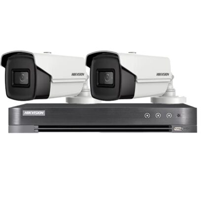 Sistem de supraveghere HIKVISION 2 camere 8MP 4 in 1, IR 60m, DVR 4 canale 4K 8MP [1]