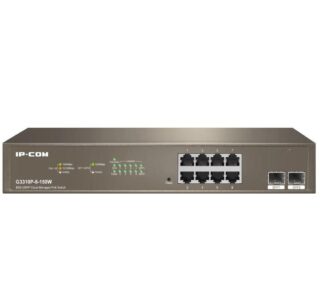 Swicth IP-COM 8GE+2SFP CLOUD POE MANAGED G3310P-8-150W