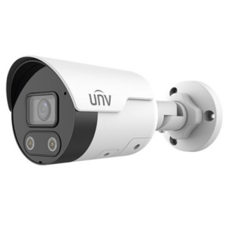 Camera IP 4MP, Lumina alba si Smart IR 30M, lentila 2.8mm, Audio bidirectional, IP67, PoE - UNV IPC2124LE-ADF28KMC-WL