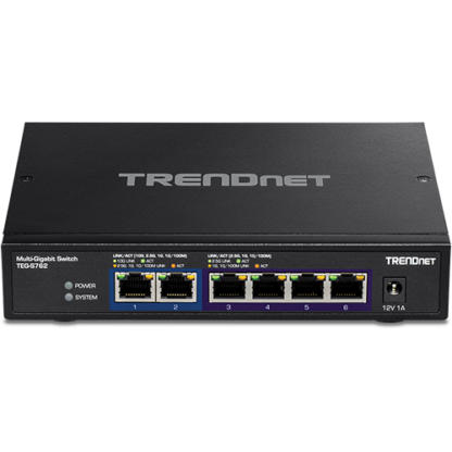 Switch 6 porturi, 4 x 2.5G si 2 x 10G , Fanless - TRENDnet TEG-S762 [1]