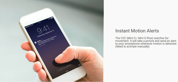 instant motion alerts