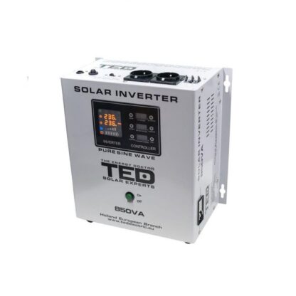 Invertor solar de la 12V la 230V 850VA/500W MPPT unda sinusoidala TED000286 [1]