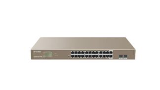 Switch IP cu 24 porturi, Gigabit, Ethernet PoE IP-COM G3326P-24-410W