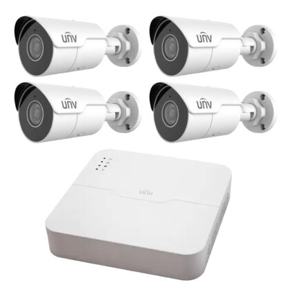 Sistem de supraveghere IP PoE UNV 4 camere Starlight 4MP , 2.8mm, IR 50m, NVR 4 canale 8MP [1]