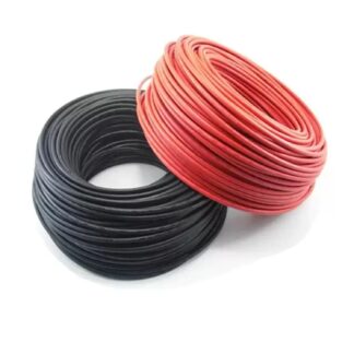 Cabluri Sisteme Fotovoltaice - Pachet cablu solar 4mm - 10 metri rosu si negru