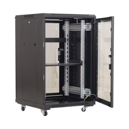 Rack podea 22U 19'' 600x800, negru - ASYTECH Networking ASY-22U-6080E - RESIGILAT [1]