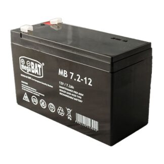 Ofertele saptamanii - Acumulator baterie 12v 7A  fara intretinere plumb-acid  MB 7.2-12 VRLA MB7.2-12