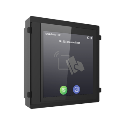 Modul afisaj IPS touch screen, 4 inch,  pentru Interfon modular - HIKVISION DS-KD-TDM [1]