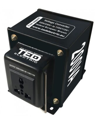 Transformator 230-220V la 110-115V 200VA/200W reversibil TED110REV-200VA / TED003652