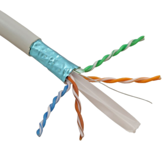 Cablu FTP, cat 6E, CUPRU 100%, manta LSZH 305m  - ELAN ELN-FTP-6-CU [1]