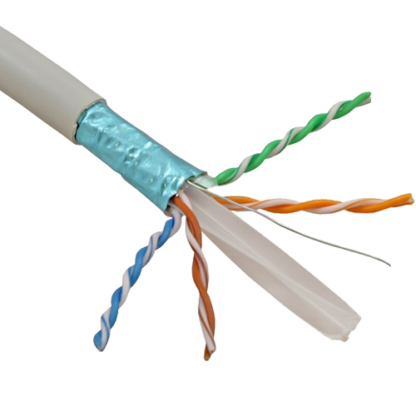 Cablu FTP, cat 6E, CUPRU 100%, manta LSZH 305m  - ELAN ELN-FTP-6-CU [1]