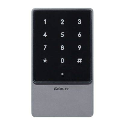 Controler stand-alone cu tastatura touch si cititor card EM 125kHz + Mifare 13.56MHz, carcasa antivandal - SEBURY SEB-sTouch2 [1]