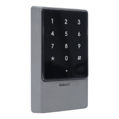 Controler stand-alone cu tastatura touch si cititor card EM 125kHz + Mifare 13.56MHz, carcasa antivandal - SEBURY SEB-sTouch2 [1]