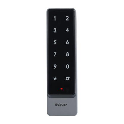 Controler stand-alone cu tastatura touch si cititor card EM 125kHz, carcasa antivandal - SEBURY SEB-sTouch2s [1]