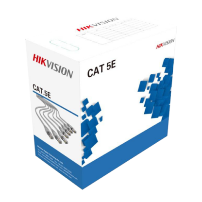 Cablu UTP cat5e 0.45mm, cupru integral, cutie 305 metri - HIKVISION DS-1LN5E-EE [1]