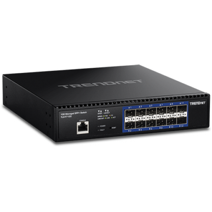 Switch 12 porturi SFP+ 1/10G, 1 x consola RJ45, management, 1U - TRENDnet TL2-F7120 [1]